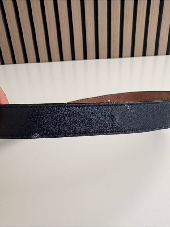 Auth GUCCI Leather Belt